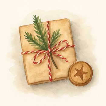 Symbolbild Weinachtsgeschenkpapier